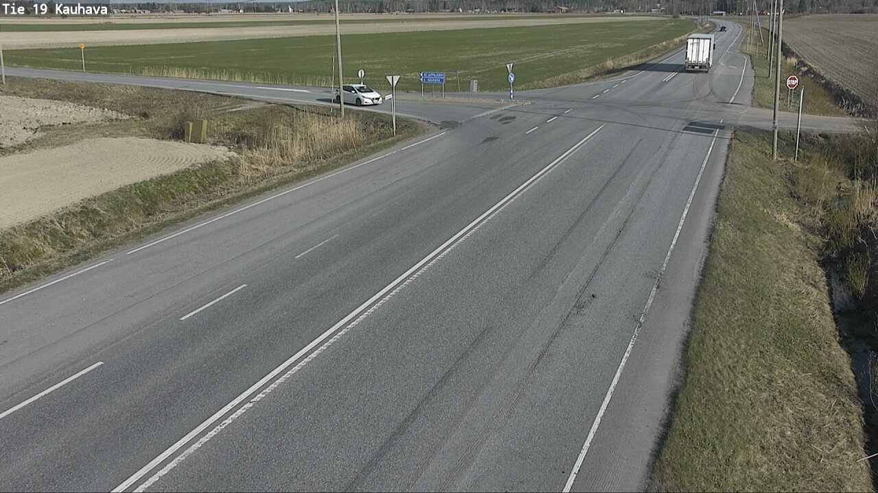 Weather Camera Image Road 19 Kauhava, Kauhava, Etelä-Pohjanmaa