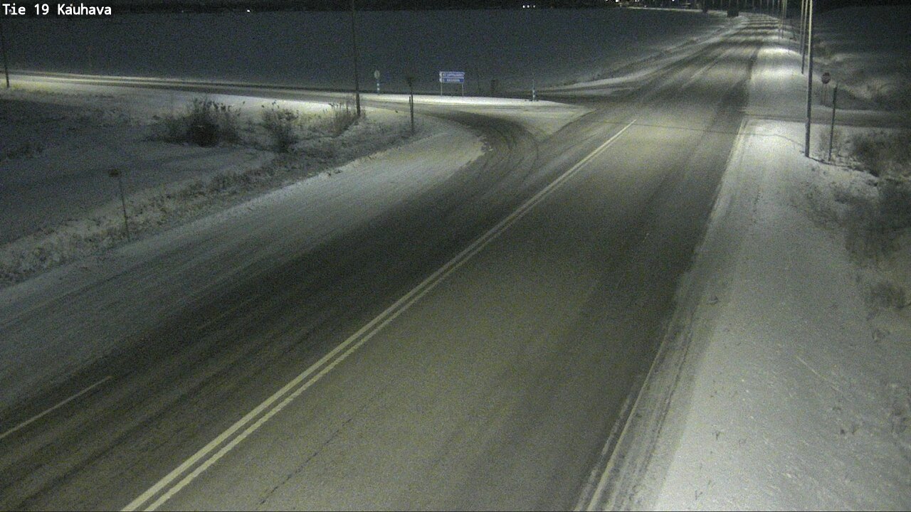 Weather Camera Image Väg 19 Kauhava, Kauhava, Etelä-Pohjanmaa
