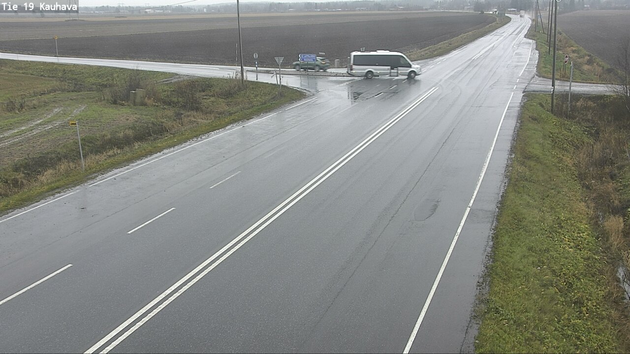 Weather Camera Image Väg 19 Kauhava, Kauhava, Etelä-Pohjanmaa