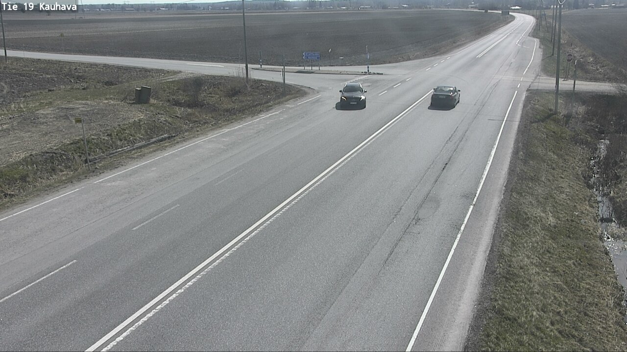 Weather Camera Image Väg 19 Kauhava, Kauhava, Etelä-Pohjanmaa