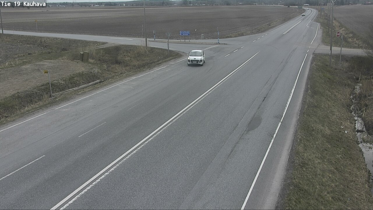 Weather Camera Image Väg 19 Kauhava, Kauhava, Etelä-Pohjanmaa
