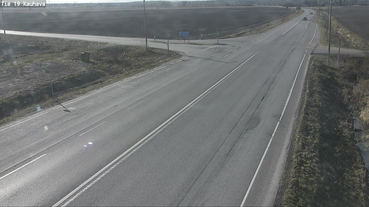 Weather Camera Image Väg 19 Kauhava, Kauhava, Etelä-Pohjanmaa
