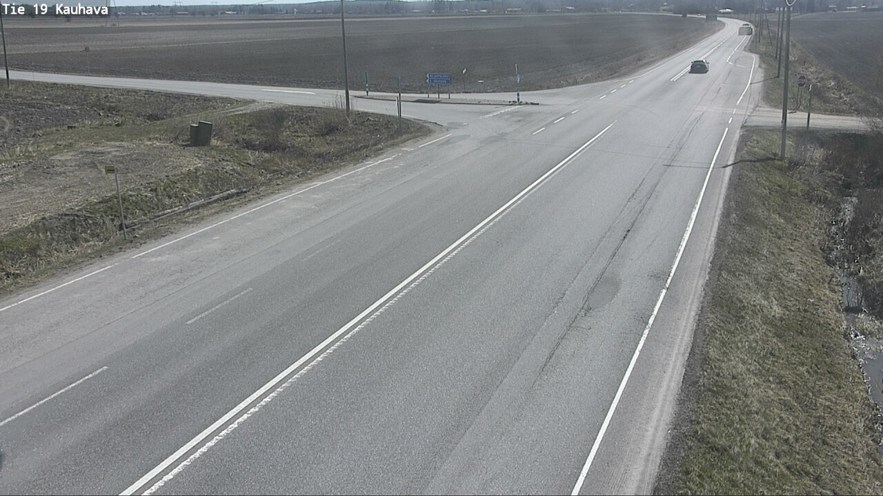 Weather Camera Image Väg 19 Kauhava, Kauhava, Etelä-Pohjanmaa