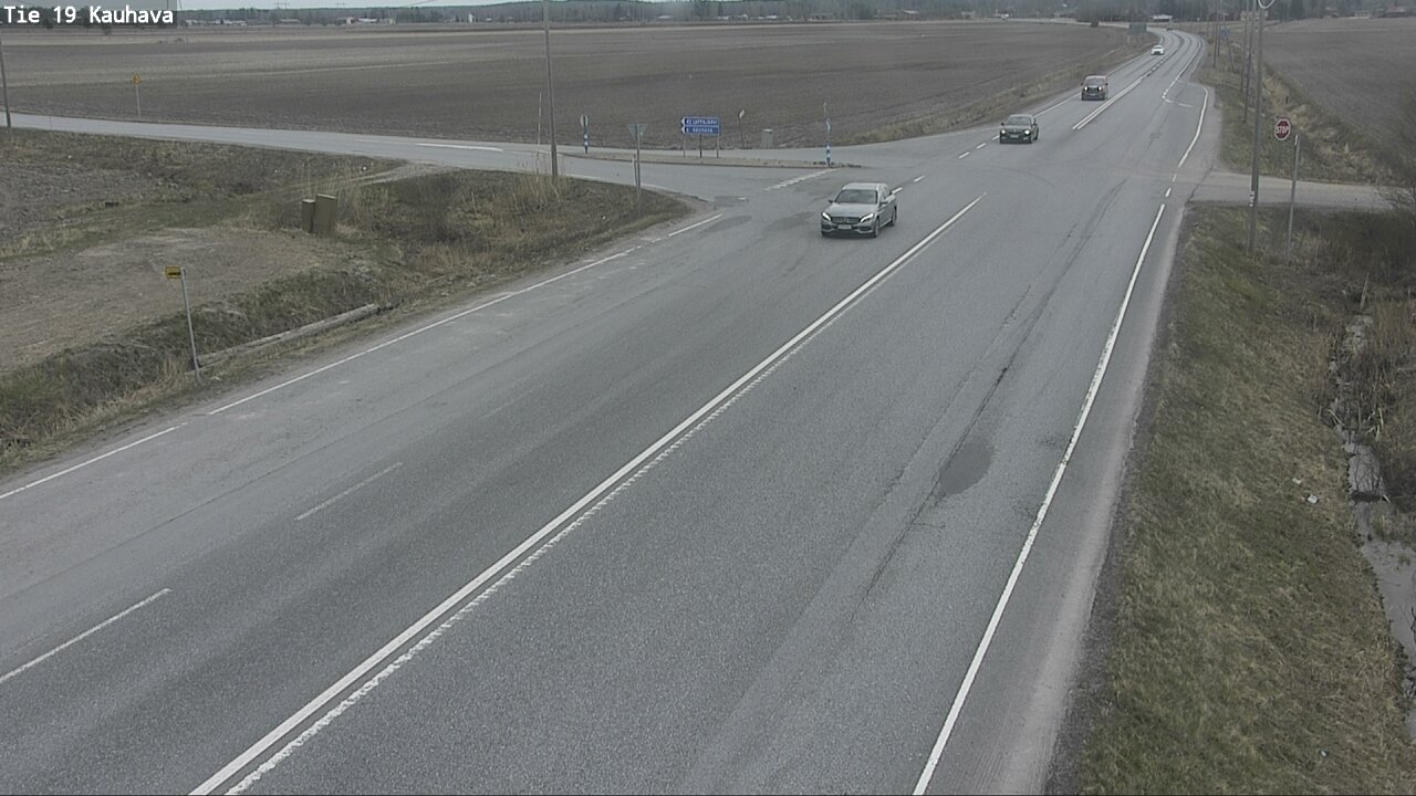 Weather Camera Image Väg 19 Kauhava, Kauhava, Etelä-Pohjanmaa