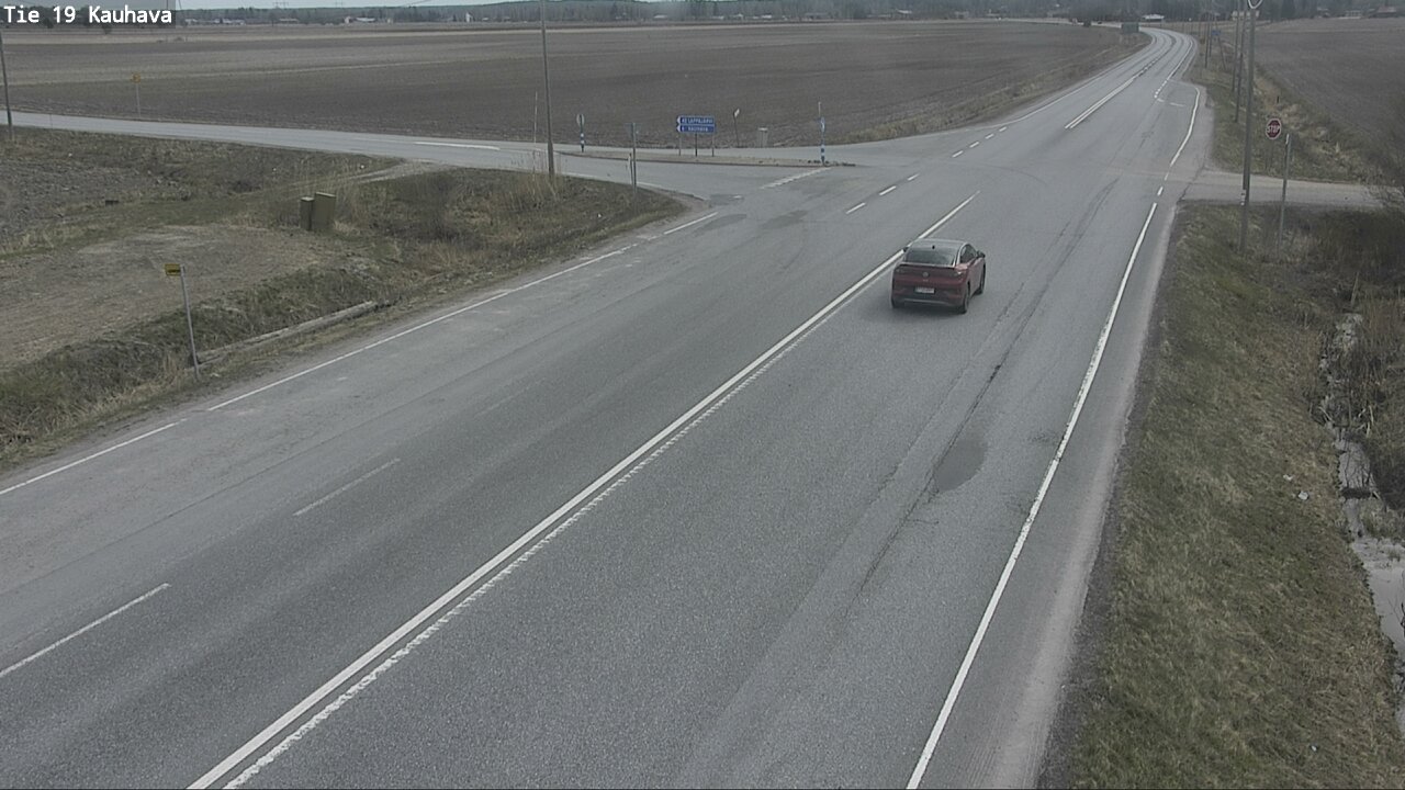 Weather Camera Image Väg 19 Kauhava, Kauhava, Etelä-Pohjanmaa