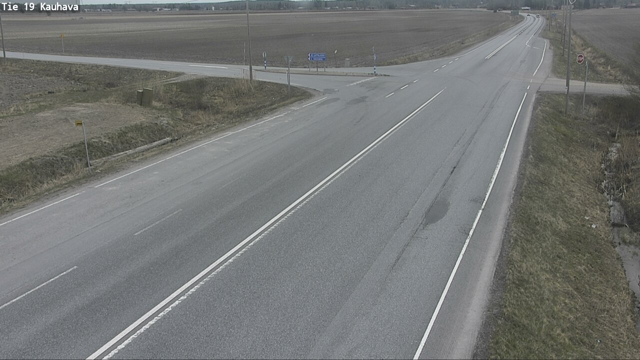Weather Camera Image Väg 19 Kauhava, Kauhava, Etelä-Pohjanmaa