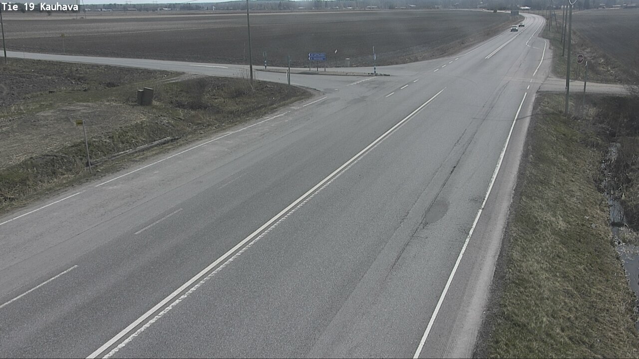 Weather Camera Image Väg 19 Kauhava, Kauhava, Etelä-Pohjanmaa