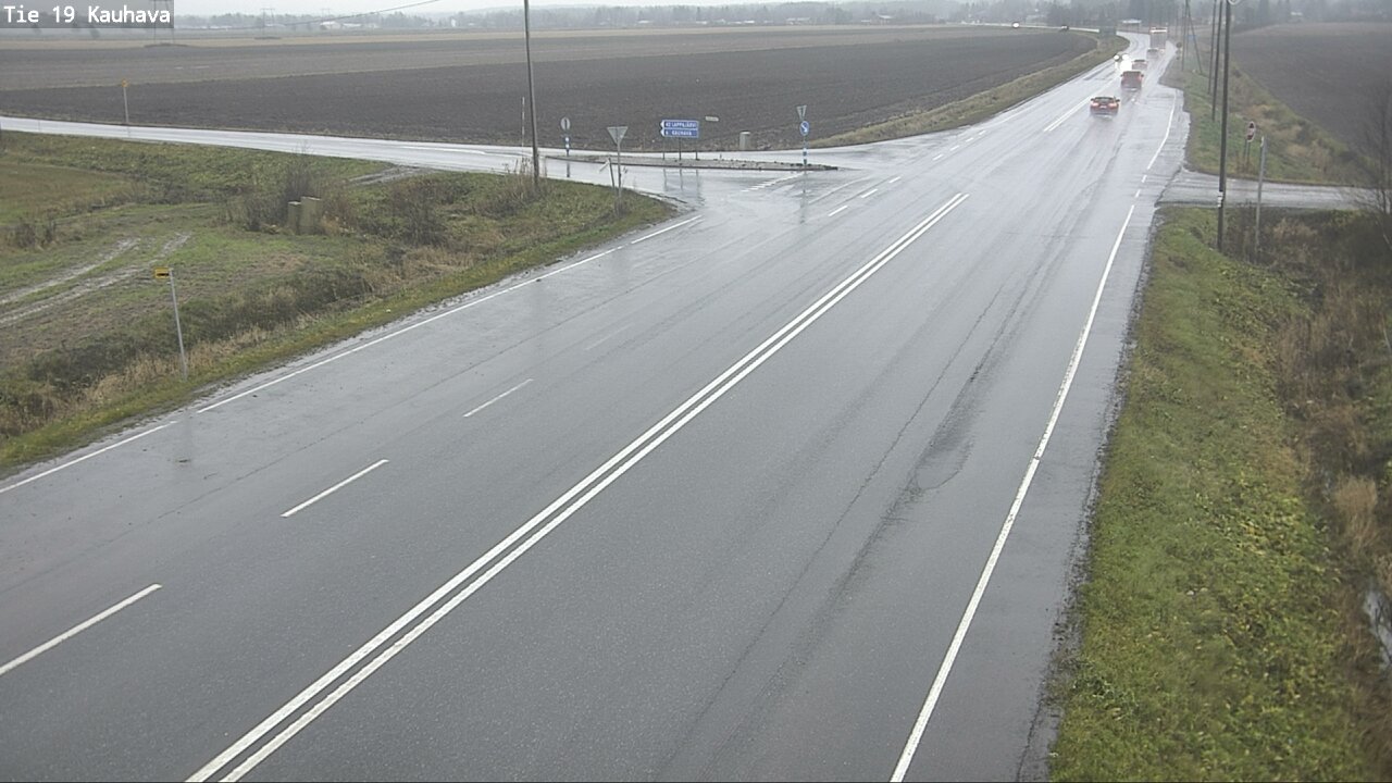 Weather Camera Image Väg 19 Kauhava, Kauhava, Etelä-Pohjanmaa