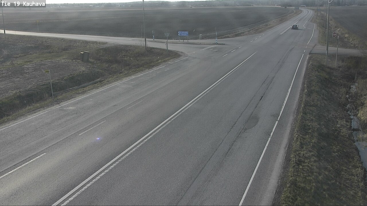 Weather Camera Image Väg 19 Kauhava, Kauhava, Etelä-Pohjanmaa