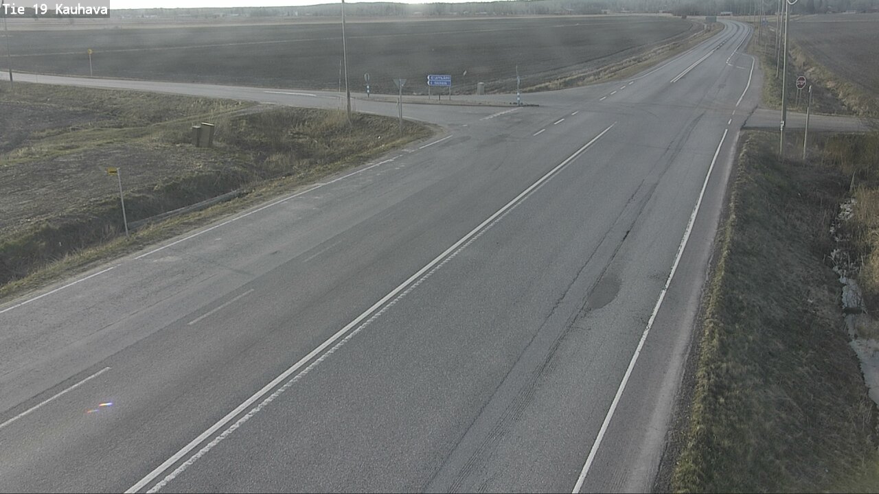 Weather Camera Image Väg 19 Kauhava, Kauhava, Etelä-Pohjanmaa