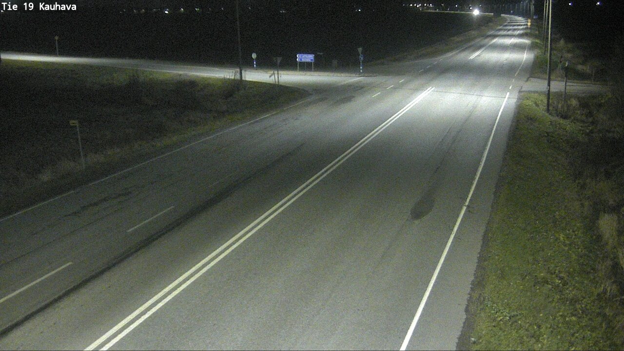 Weather Camera Image Väg 19 Kauhava, Kauhava, Etelä-Pohjanmaa