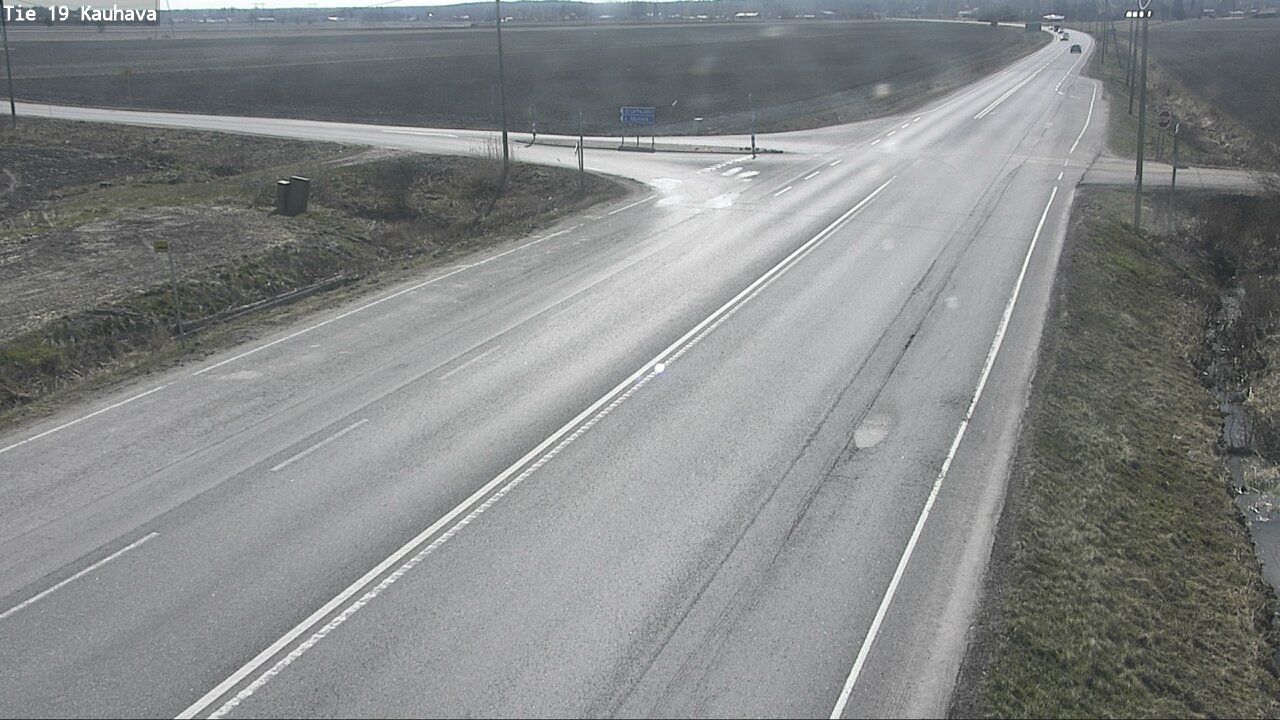 Weather Camera Image Väg 19 Kauhava, Kauhava, Etelä-Pohjanmaa