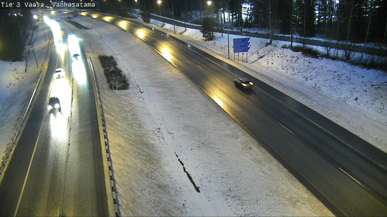 Weather Camera Image Väg 3 Vasa, Gamla hamnen, Vaasa, Pohjanmaa