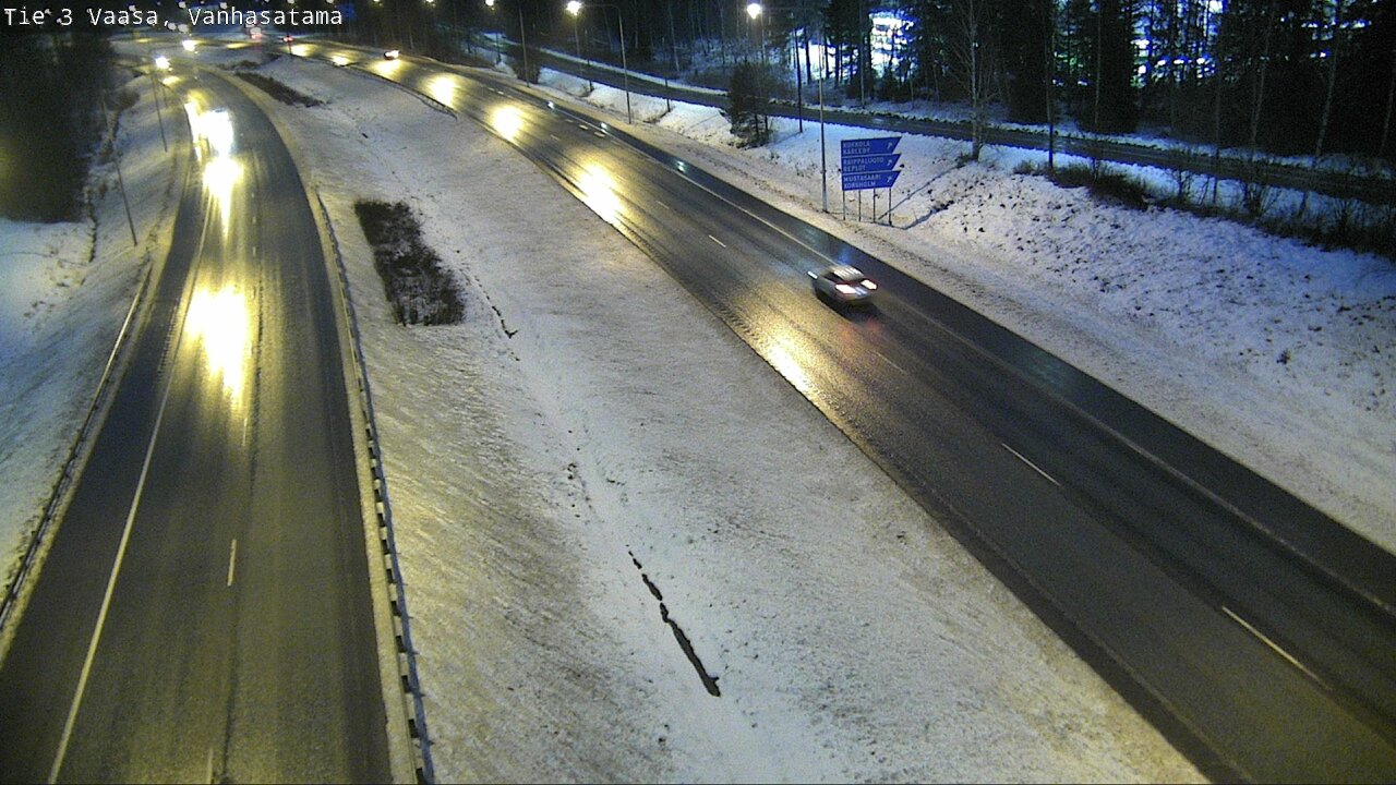 Weather Camera Image Väg 3 Vasa, Gamla hamnen, Vaasa, Pohjanmaa