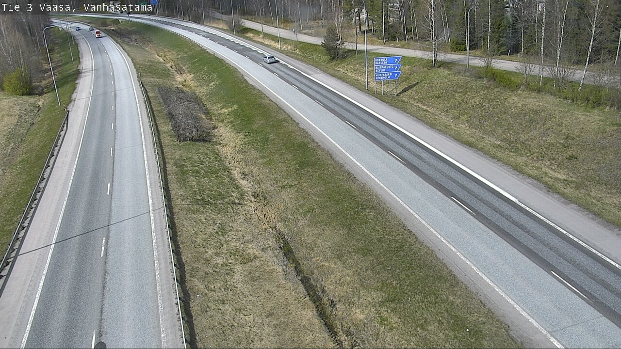 Weather Camera Image Väg 3 Vasa, Gamla hamnen, Vaasa, Pohjanmaa