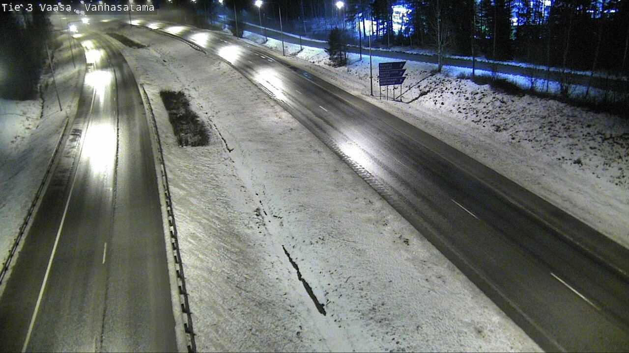 Weather Camera Image Väg 3 Vasa, Gamla hamnen, Vaasa, Pohjanmaa