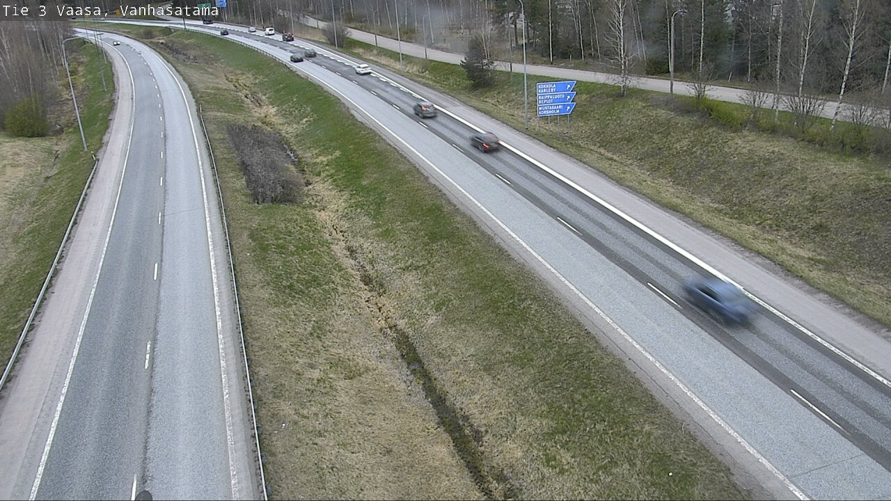 Weather Camera Image Väg 3 Vasa, Gamla hamnen, Vaasa, Pohjanmaa