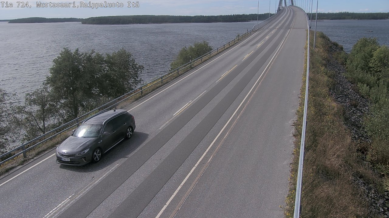 Kelikamerat Kuva Tie 724 Raippaluodonsilta itä, Mustasaari, Pohjanmaa