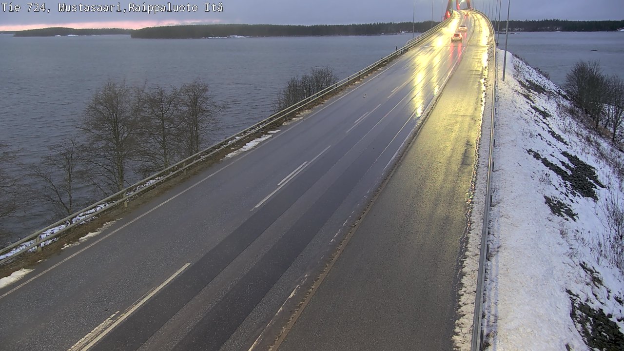 Weather Camera Image Väg 724 Korsholm, Replot, Fjärdskäret, Mustasaari, Pohjanmaa
