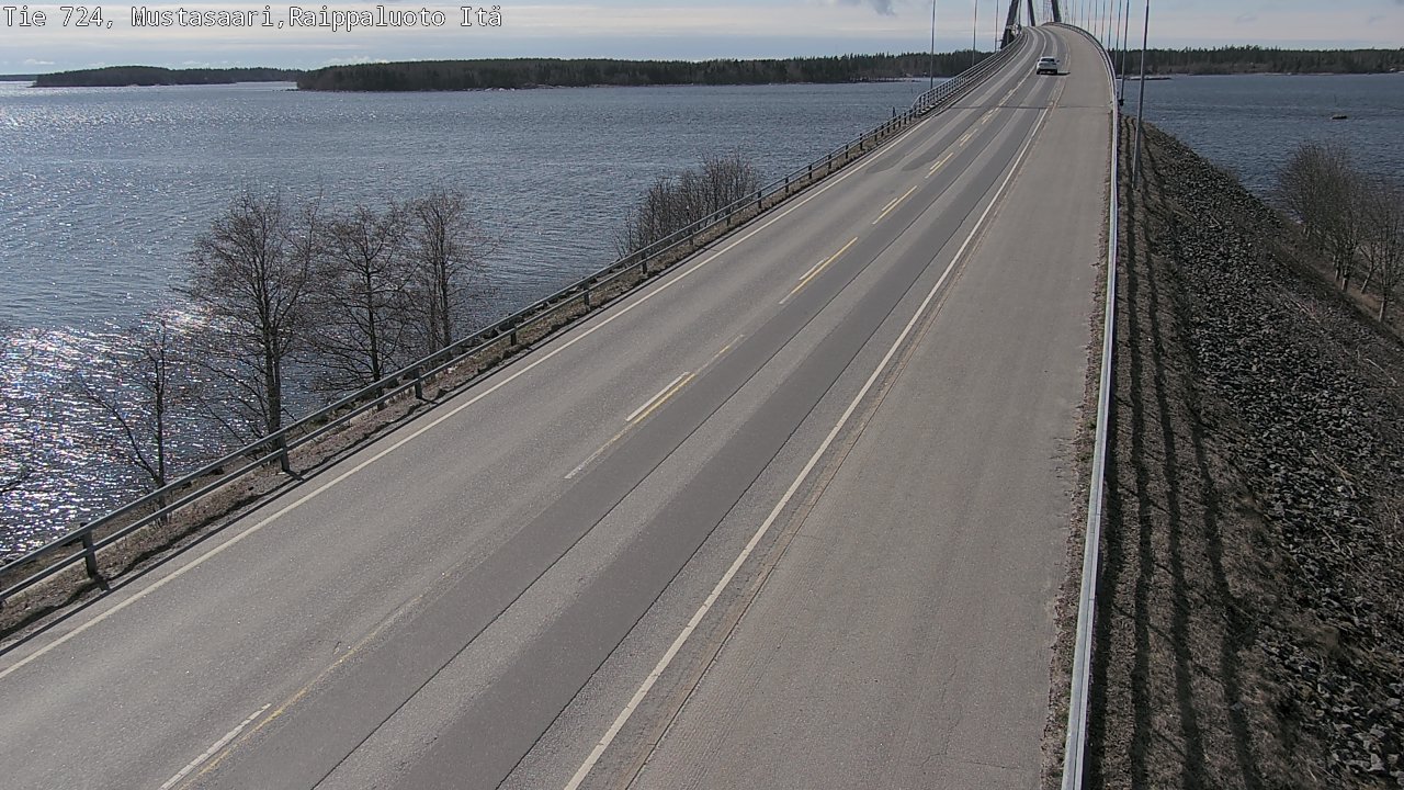 Kelikamerat Kuva Tie 724 Raippaluodonsilta itä, Mustasaari, Pohjanmaa