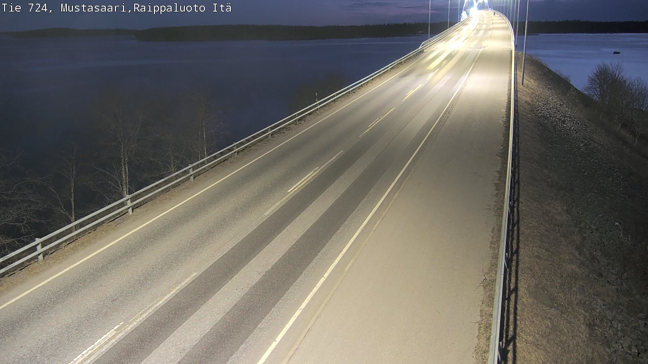 Weather Camera Image Väg 724 Korsholm, Replot, Fjärdskäret, Mustasaari, Pohjanmaa