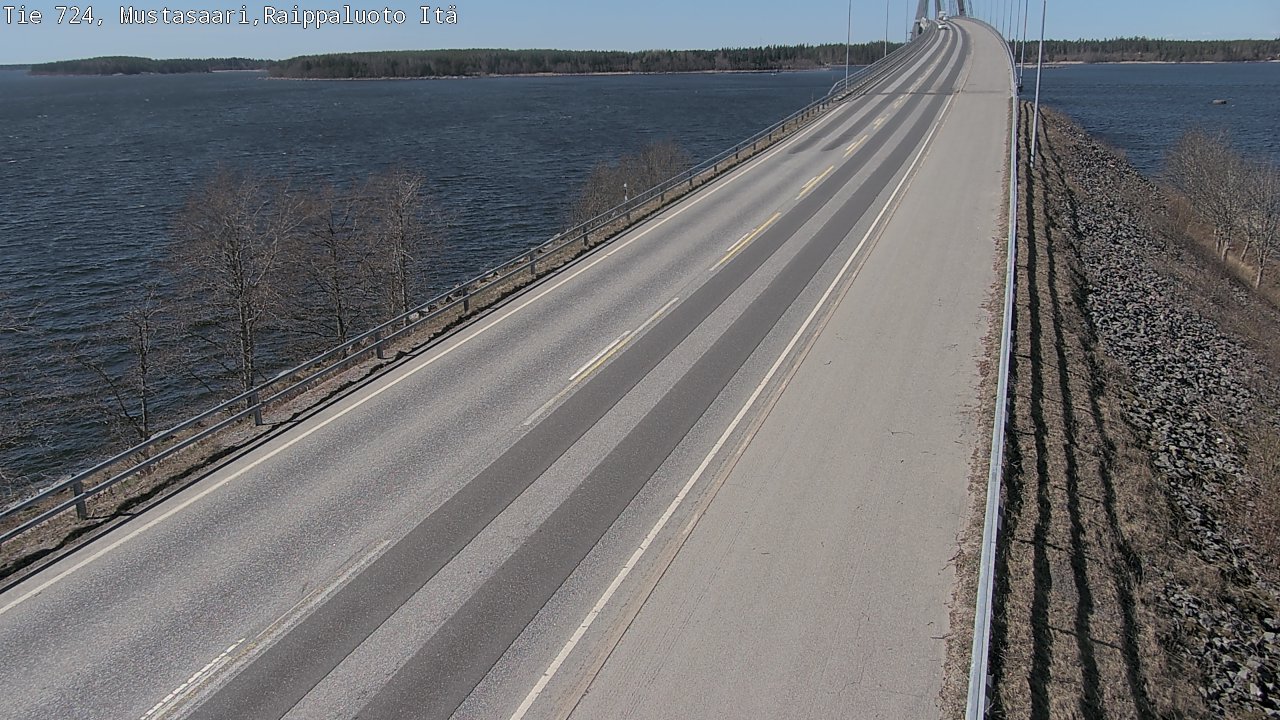 Weather Camera Image Väg 724 Korsholm, Replot, Fjärdskäret, Mustasaari, Pohjanmaa