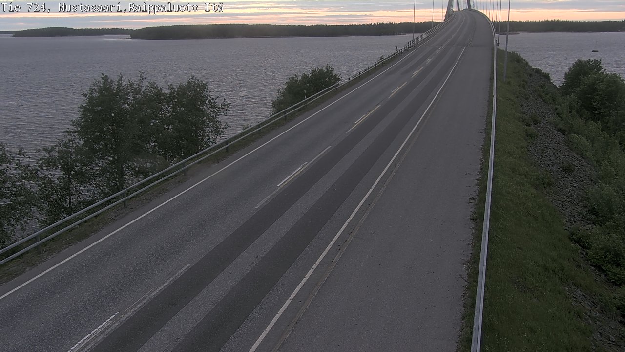 Kelikamerat Kuva Tie 724 Raippaluodonsilta itä, Mustasaari, Pohjanmaa