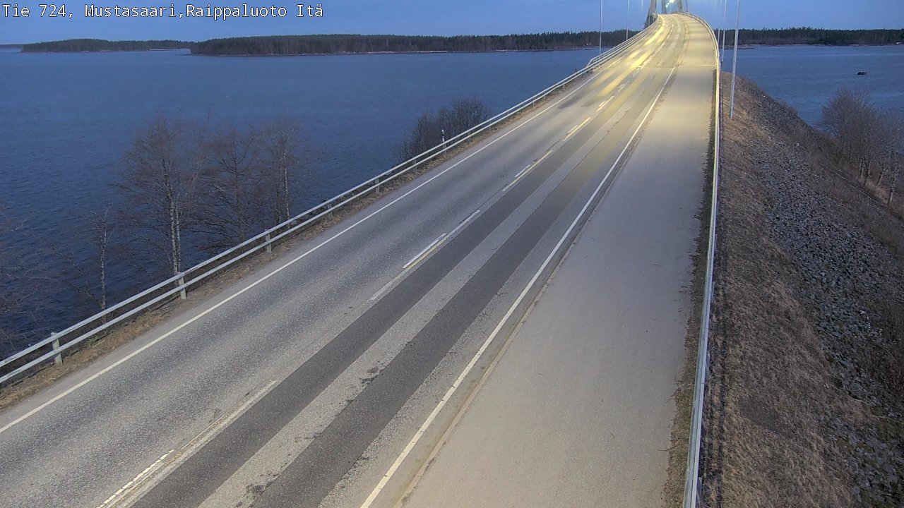 Kelikamerat Kuva Tie 724 Raippaluodonsilta itä, Mustasaari, Pohjanmaa