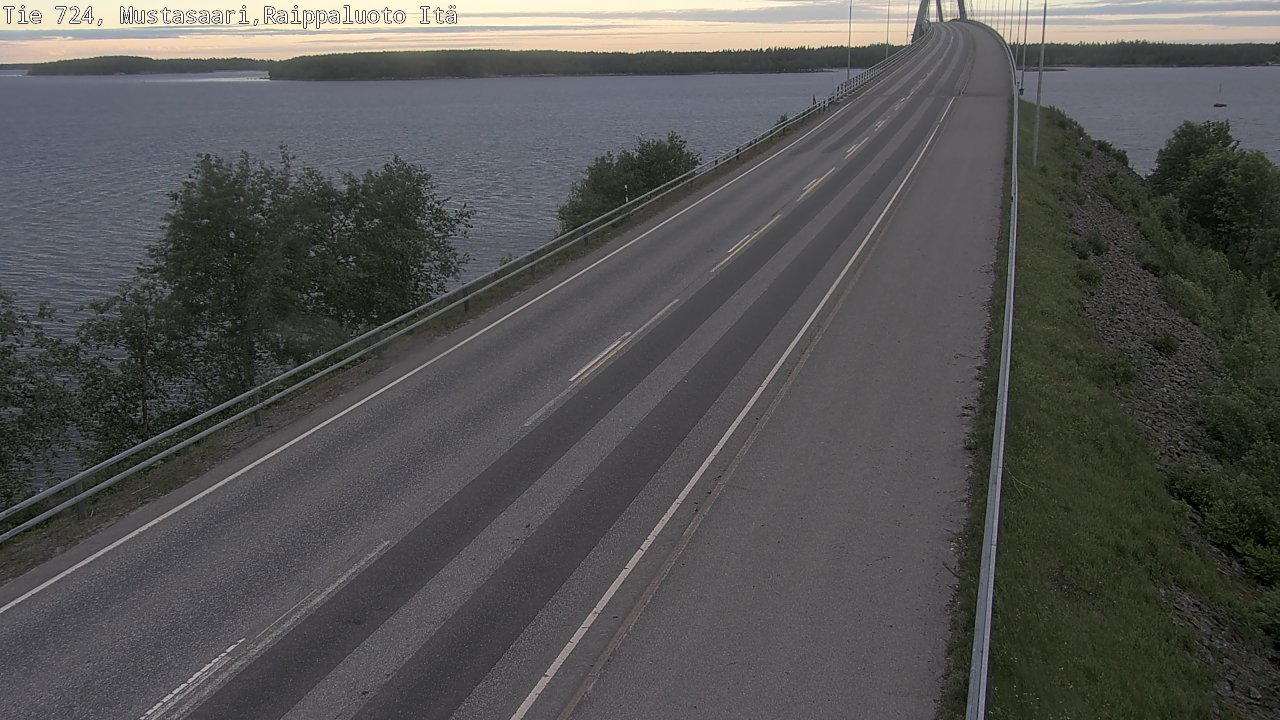 Kelikamerat Kuva Tie 724 Raippaluodonsilta itä, Mustasaari, Pohjanmaa