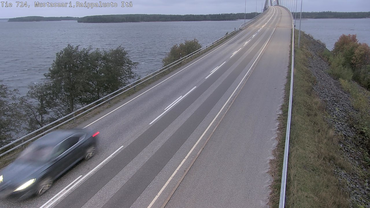 Kelikamerat Kuva Tie 724 Raippaluodonsilta itä, Mustasaari, Pohjanmaa