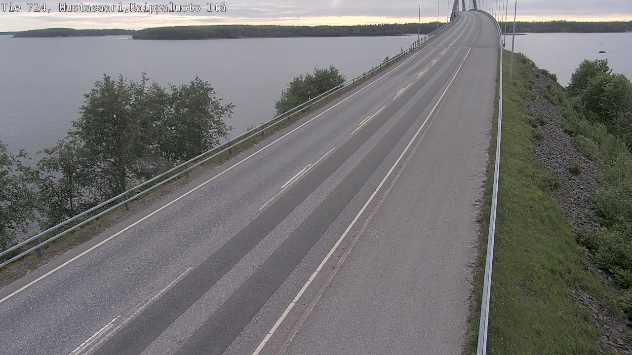 Kelikamerat Kuva Tie 724 Raippaluodonsilta itä, Mustasaari, Pohjanmaa