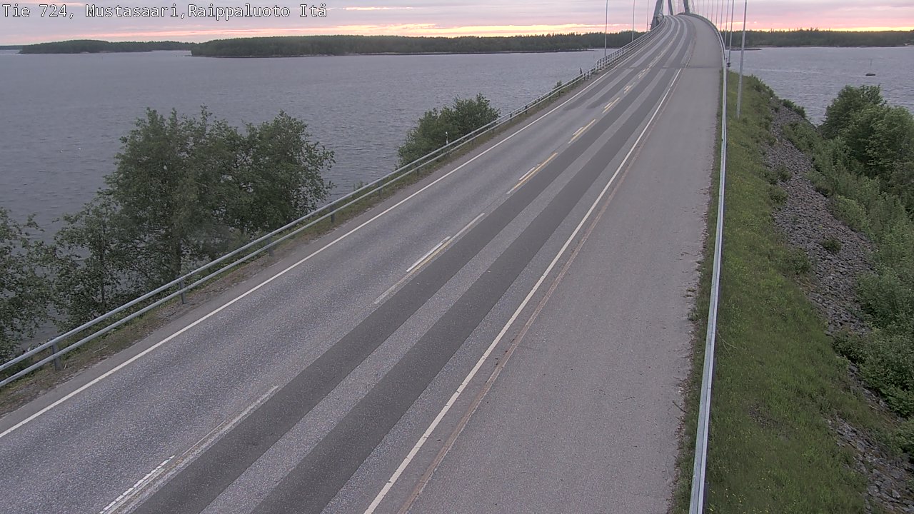Kelikamerat Kuva Tie 724 Raippaluodonsilta itä, Mustasaari, Pohjanmaa