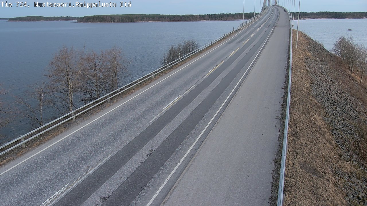 Kelikamerat Kuva Tie 724 Raippaluodonsilta itä, Mustasaari, Pohjanmaa
