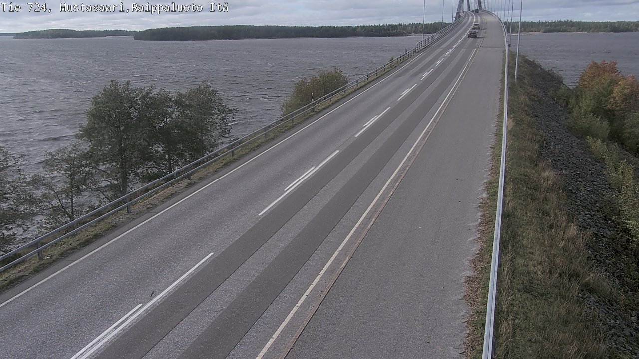 Kelikamerat Kuva Tie 724 Raippaluodonsilta itä, Mustasaari, Pohjanmaa
