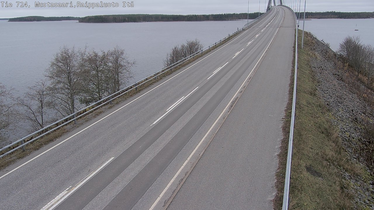 Kelikamerat Kuva Tie 724 Raippaluodonsilta itä, Mustasaari, Pohjanmaa
