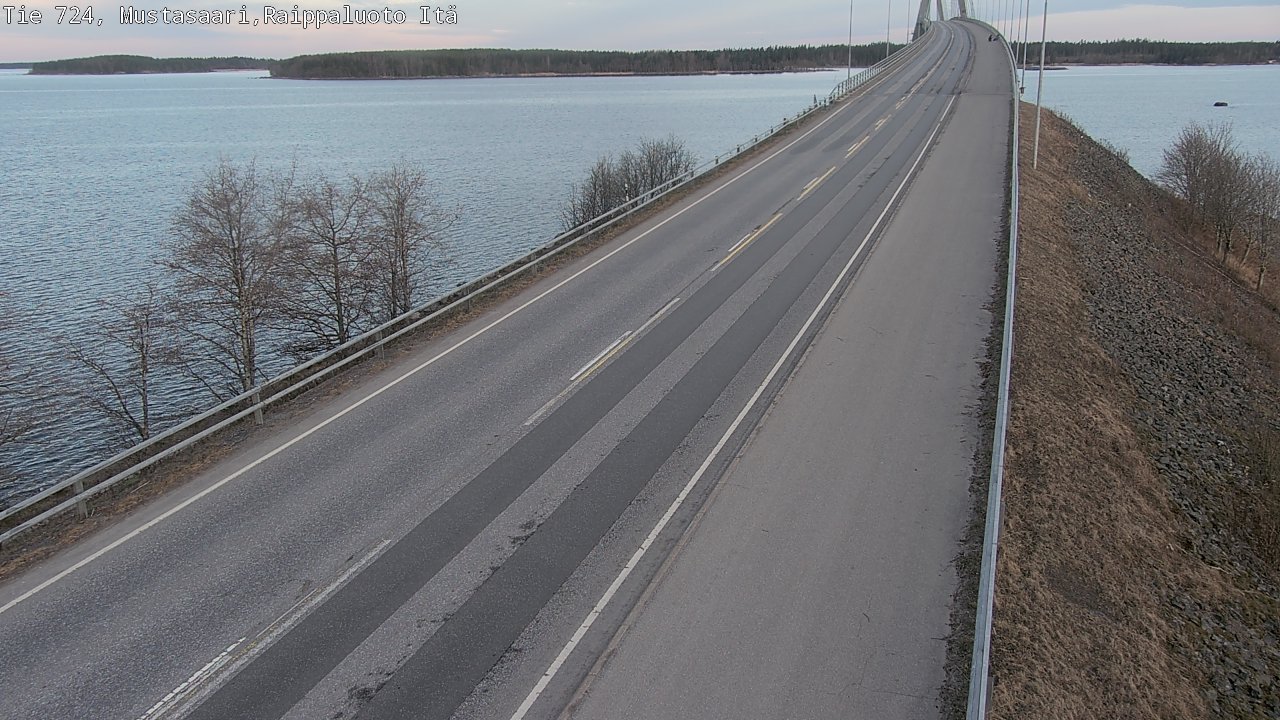 Kelikamerat Kuva Tie 724 Raippaluodonsilta itä, Mustasaari, Pohjanmaa