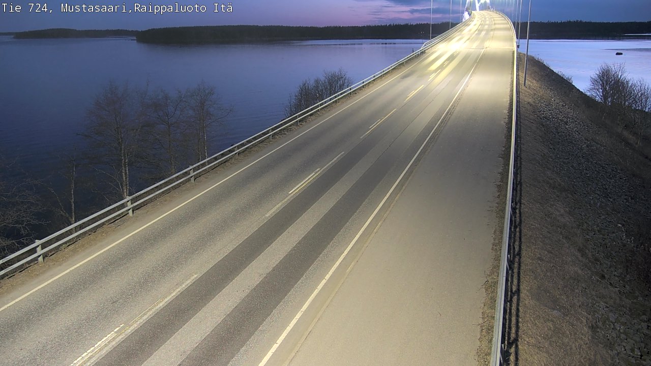 Weather Camera Image Väg 724 Korsholm, Replot, Fjärdskäret, Mustasaari, Pohjanmaa
