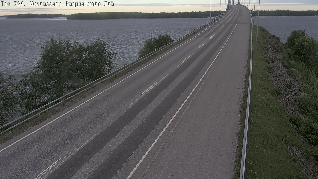 Kelikamerat Kuva Tie 724 Raippaluodonsilta itä, Mustasaari, Pohjanmaa