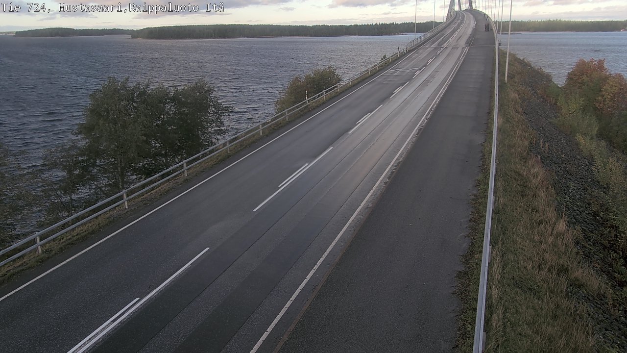 Kelikamerat Kuva Tie 724 Raippaluodonsilta itä, Mustasaari, Pohjanmaa