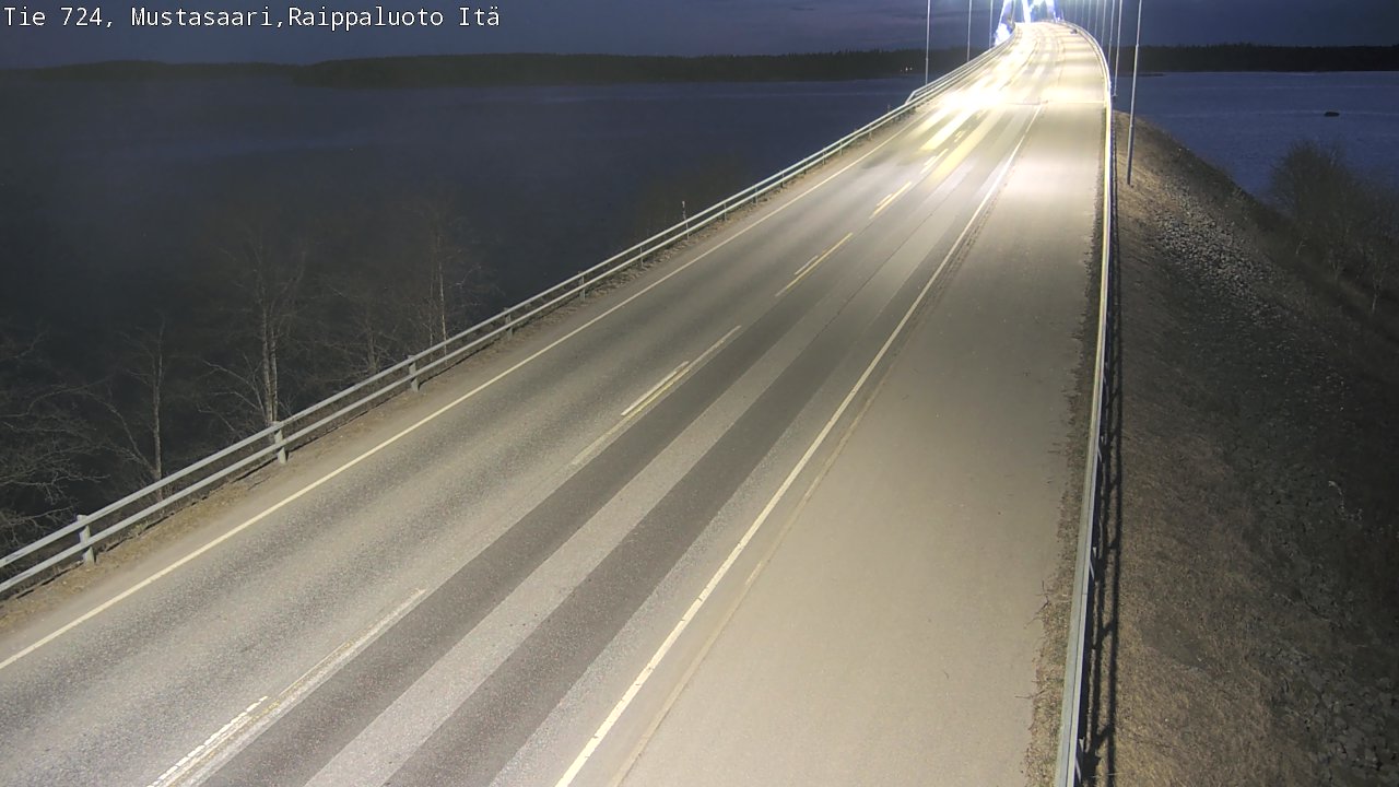 Weather Camera Image Väg 724 Korsholm, Replot, Fjärdskäret, Mustasaari, Pohjanmaa