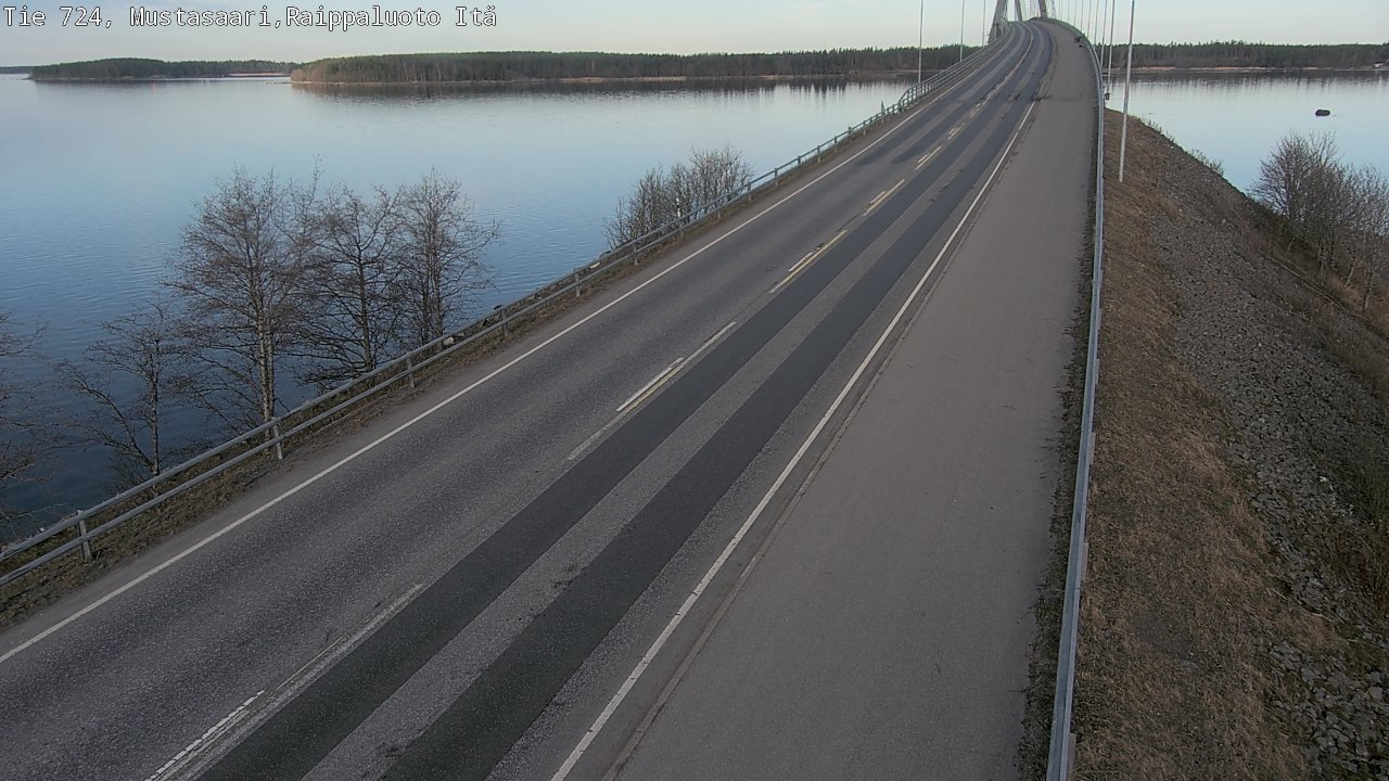 Weather Camera Image Road 724 Mustasaari, Raippaluoto, Fjärdskäret, Mustasaari, Pohjanmaa