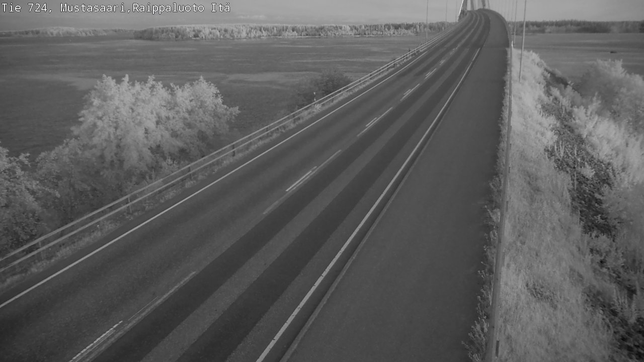 Weather Camera Image Road 724 Mustasaari, Raippaluoto, Fjärdskäret, Mustasaari, Pohjanmaa