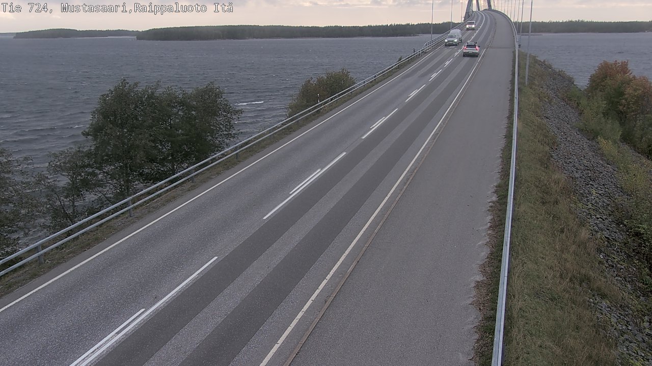 Kelikamerat Kuva Tie 724 Raippaluodonsilta itä, Mustasaari, Pohjanmaa