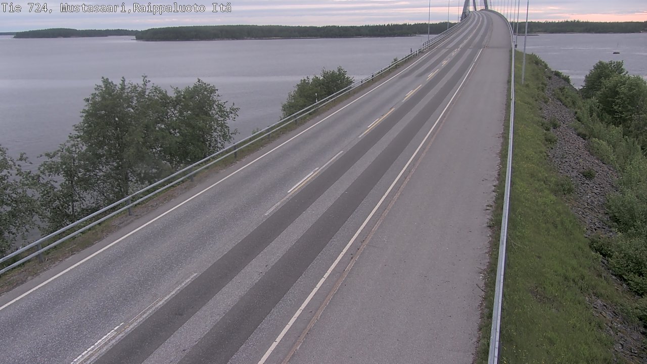 Kelikamerat Kuva Tie 724 Raippaluodonsilta itä, Mustasaari, Pohjanmaa