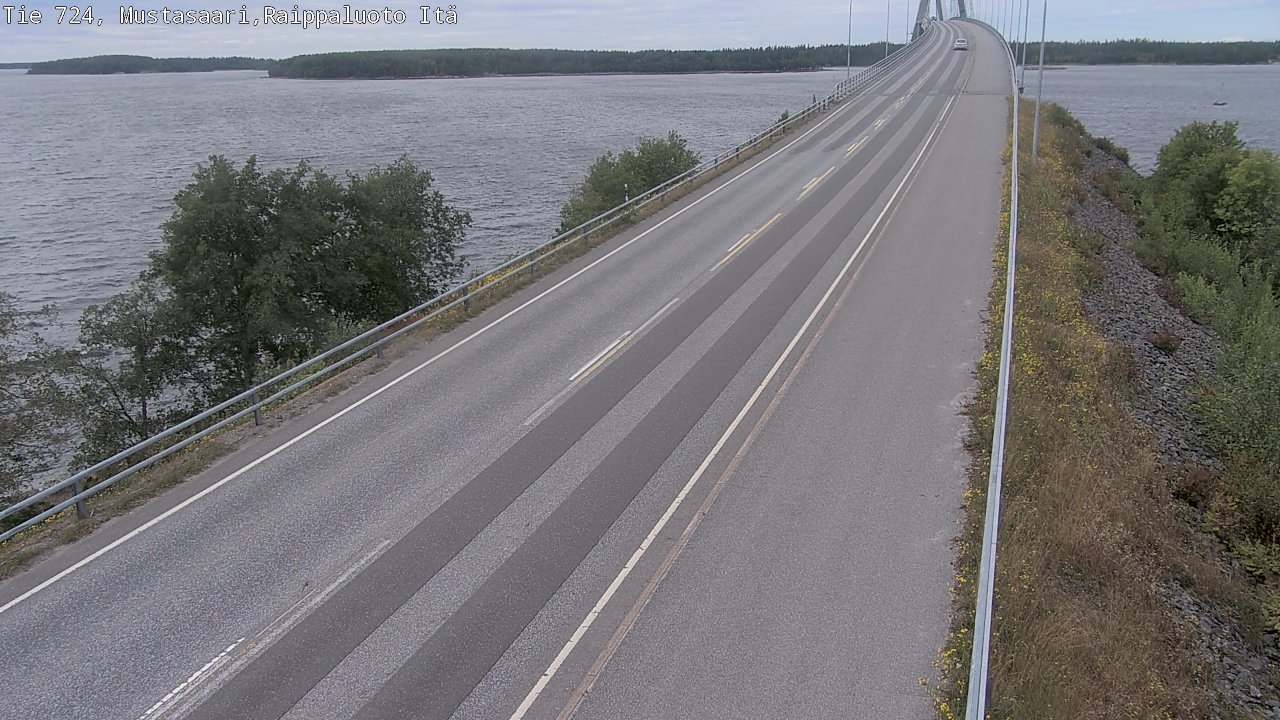 Kelikamerat Kuva Tie 724 Raippaluodonsilta itä, Mustasaari, Pohjanmaa