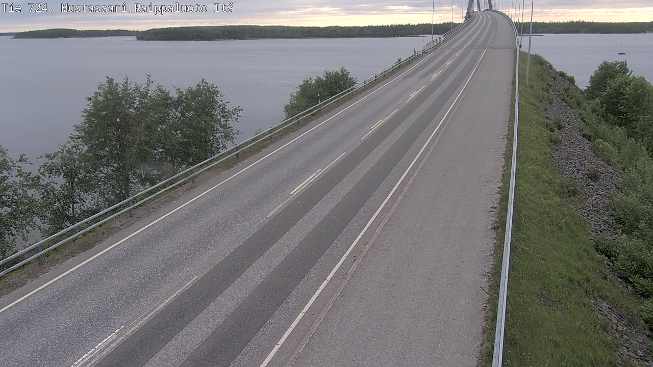Kelikamerat Kuva Tie 724 Raippaluodonsilta itä, Mustasaari, Pohjanmaa