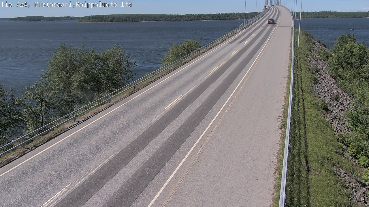 Weather Camera Image Väg 724 Korsholm, Replot, Fjärdskäret, Mustasaari, Pohjanmaa
