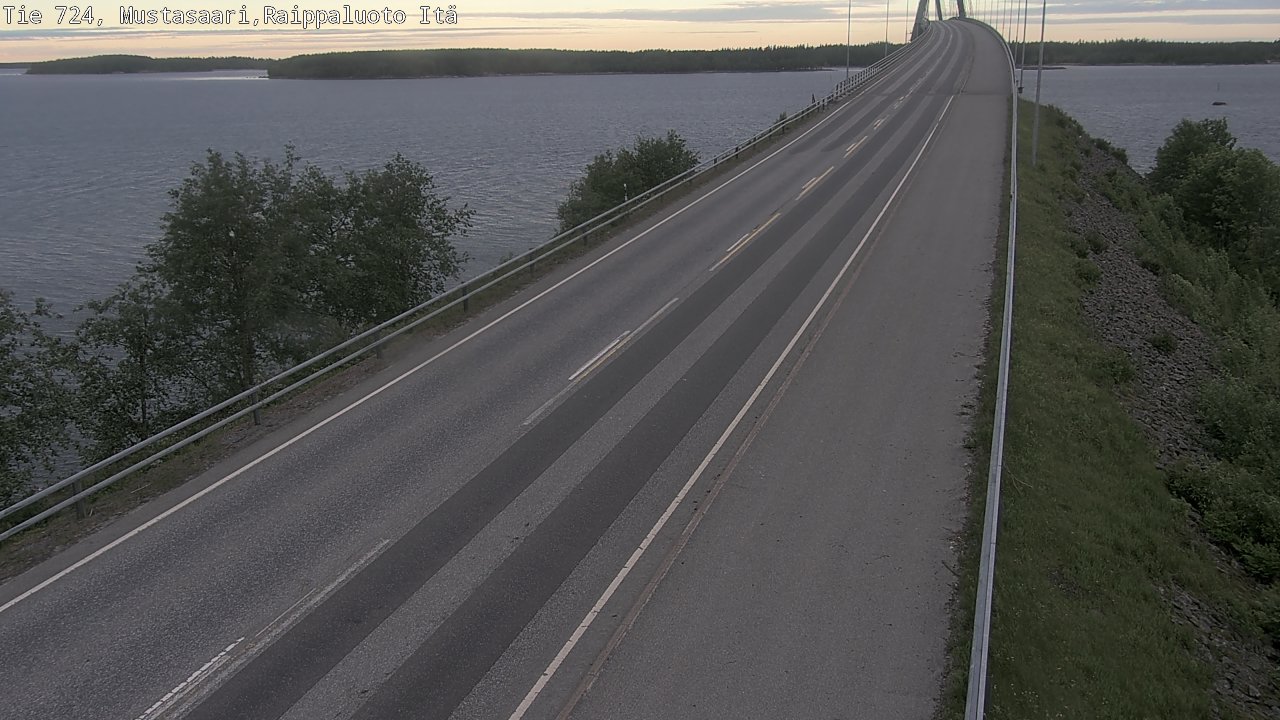 Kelikamerat Kuva Tie 724 Raippaluodonsilta itä, Mustasaari, Pohjanmaa