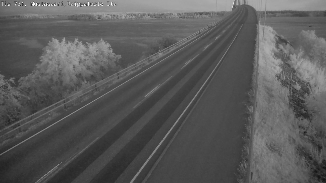 Weather Camera Image Road 724 Mustasaari, Raippaluoto, Fjärdskäret, Mustasaari, Pohjanmaa