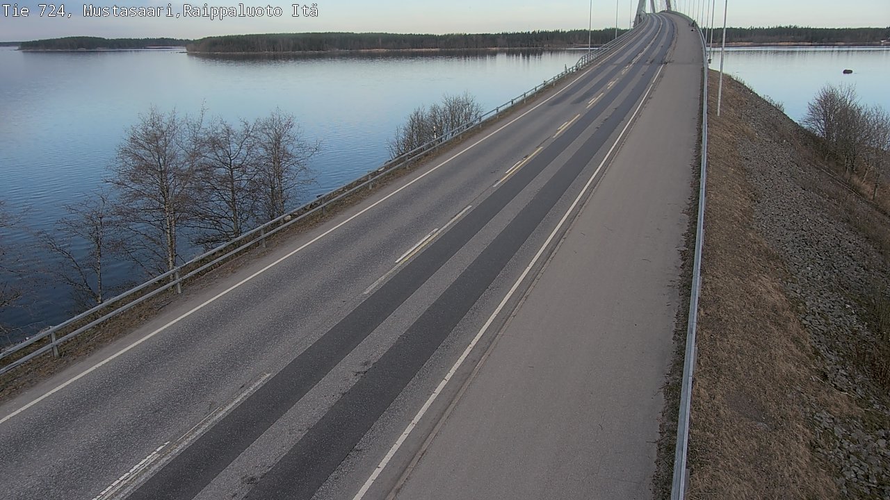 Kelikamerat Kuva Tie 724 Raippaluodonsilta itä, Mustasaari, Pohjanmaa